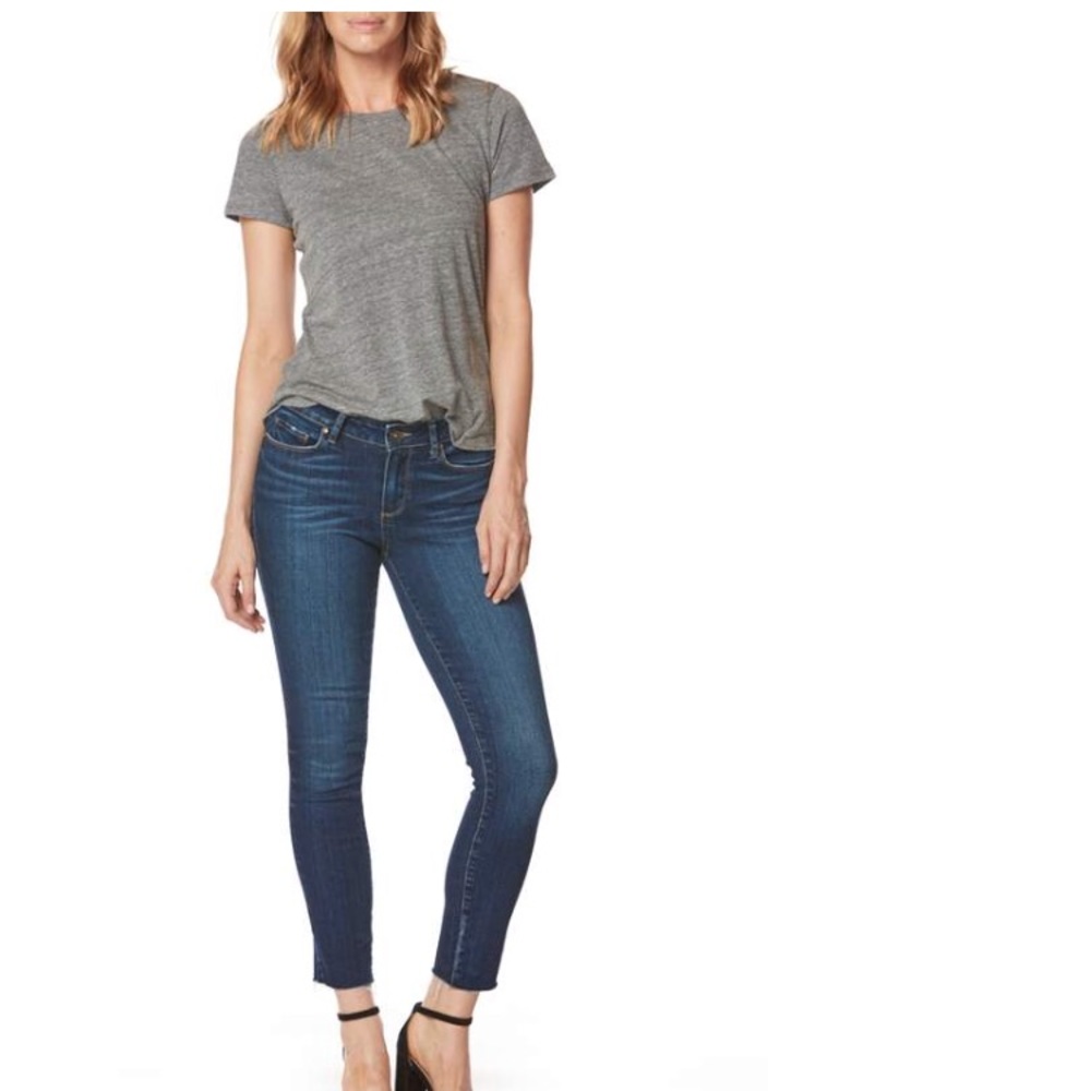 Paige skyline ankle jeans, like new.